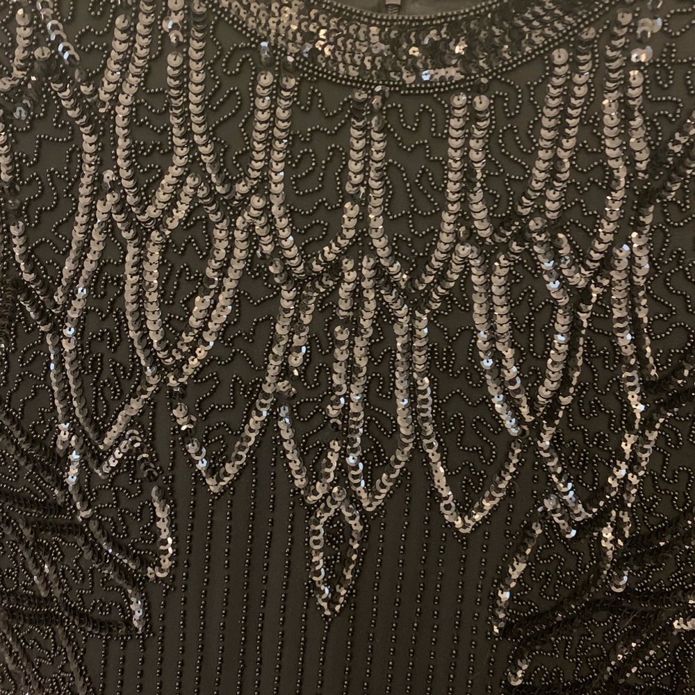 Vintage Oleg Cassini beaded dress